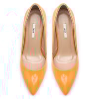 Kadın Turuncu Rugan Klasik Ayakkabı