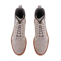 Kadın Vizon Bağcıklı Süet Deri Postal Bot