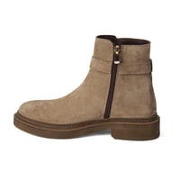 Kadın Vizon Kemer Aksesuarlı Süet Bot