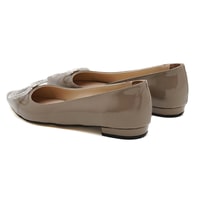 Kadın Vizon Rugan Deri Babet