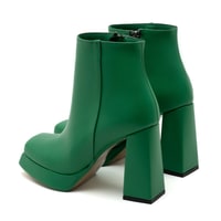 Kadın Yeşil Platform Topuklu Bot