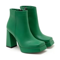 Kadın Yeşil Platform Topuklu Bot