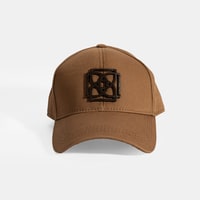 Kahve Baskılı Cap Şapka