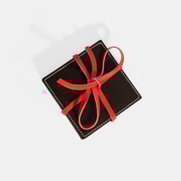 Kahve Deri Bardak Altlığı