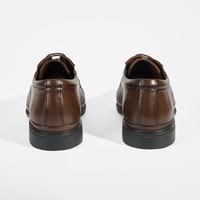 Kahve Erkek Bağcıklı Deri Klasik Ayakkabı