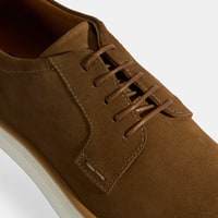 Kahve Erkek Bağcıklı Süet Günlük Ayakkabı