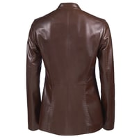 Kahve Marya Kadın Deri Ceket