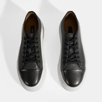 Kalinda Koyu Gri Erkek Deri Bağcıklı Günlük Ayakkabı