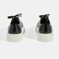 Kalinda Siyah Erkek Deri Bağcıklı Günlük Ayakkabı