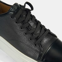 Kalinda Siyah Erkek Deri Bağcıklı Günlük Ayakkabı