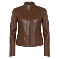 Kalle Taba Kadın Deri Ceket