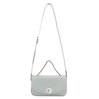 Karla Yeşil Kadın Deri Omuz Çantası