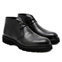 Karola Siyah Erkek Deri Bot