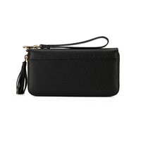 Kathleen Siyah Kadın Deri Cüzdan