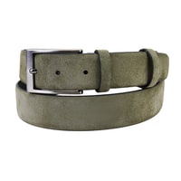 Keanu Yeşil Erkek Spor Deri Kemer