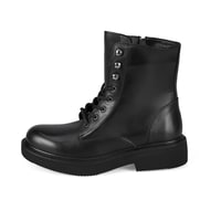 Kenia Siyah Kadın Fermuarlı Deri Bot