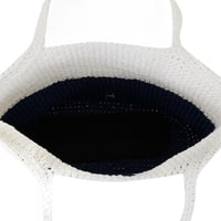 Kevin Lacivert Kadın Hasır Omuz Çantası