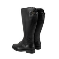 Kiar Siyah Kadın Deri Çizme