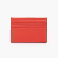 Kırmızı Kadın Deri Kartlık