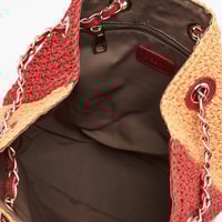 Kort Turuncu Kadın Hasır Omuz Çantası