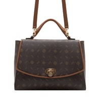 Kyle Kahve Monogram Kadın El Çantası