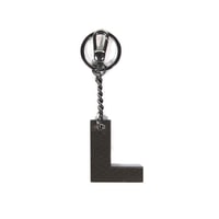 L Harfi Deri Anahtarlık