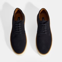 Lacivert Erkek Bağcıklı Süet Günlük Ayakkabı