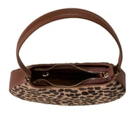 Leana Kahve Leopar Baskılı Kadın Çanta