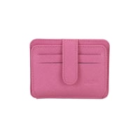 Lenora Pembe Kadın Deri Kartlık