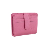 Lenora Pembe Kadın Deri Kartlık