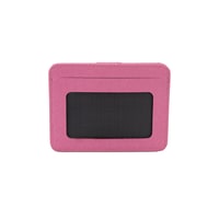 Lenora Pembe Kadın Deri Kartlık