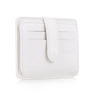 Lerona Beyaz Deri Kartlık