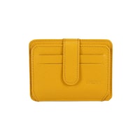 Lerona Sarı Kadın Deri Kartlık