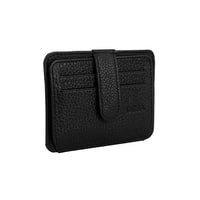 Lerona Siyah Deri Kartlık