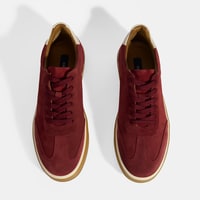 Lianra Bordo Erkek Süet Bağcıklı Günlük Ayakkabı
