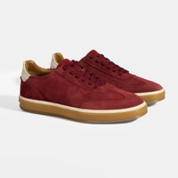 Lianra Bordo Erkek Süet Bağcıklı Günlük Ayakkabı