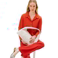 Limited Edition Kadın Kırmızı Süet Kısa Ceket