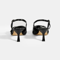 Limited Edition Siyah Kadın Rugan Topuklu Ayakkabı