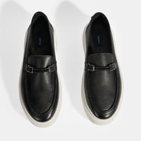 Liverty Siyah Erkek Deri Tokalı Loafer