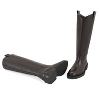 Loar Kahve Kadın Deri Çizme