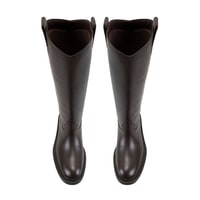 Loar Kahve Kadın Deri Çizme