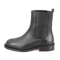 Luana Siyah Kadın Deri Bot