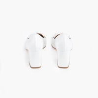 Luca Grossi Beyaz Kadın Topuklu Loafer