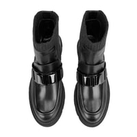 Luca Grossi Fosca Siyah Kadın Toka Detaylı Bot