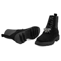 Luca Grossi Kadın Siyah Toka Detaylı Bot