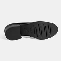 Luca Grossi Kadın Siyah Toka Detaylı Deri Loafer