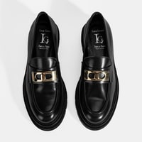 Luca Grossi Kadın Siyah Toka Detaylı Deri Loafer