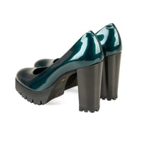 Luca Grossi Kadın Yeşil Topuklu Klasik Ayakkabı