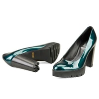 Luca Grossi Kadın Yeşil Topuklu Klasik Ayakkabı