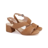 Luca Grossi Kahve Kadın Topuklu Sandalet